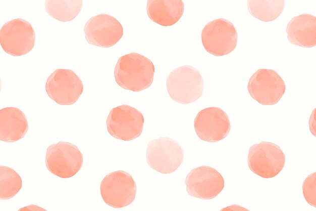 Peach round seamless pattern wallpaper design
