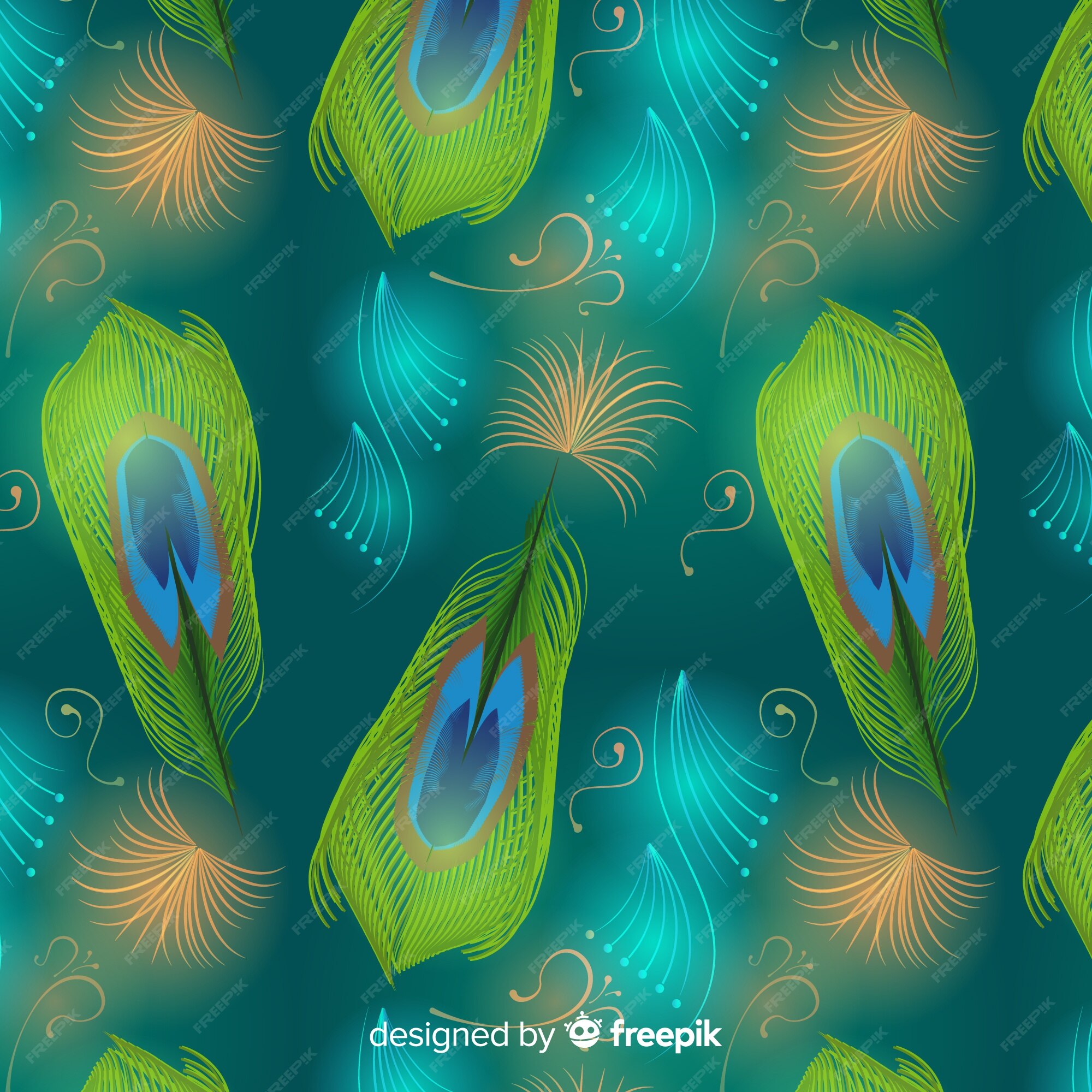 Peacock feather background Vectors & Illustrations for Free Download |  Freepik