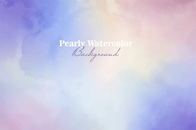 Pearly watercolor background