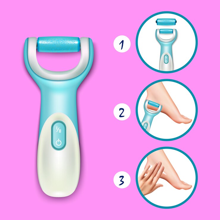 Free Vector pedicure tools 