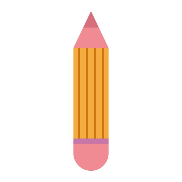 Free Vector pencil color supply icon isolated