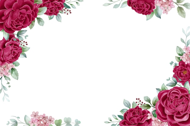 Rose border svg Vectors & Illustrations for Free Download