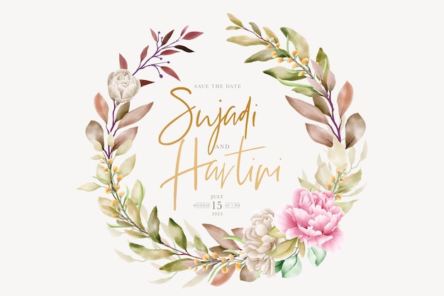peony floral and wreath design