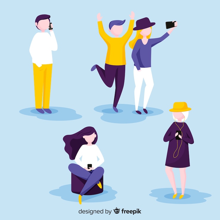 Free Vector people activities