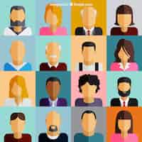 Free vector people avatars