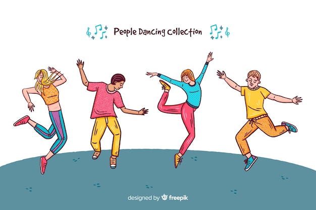 People dancing collection