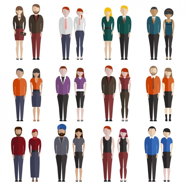 Free vector people designs collection