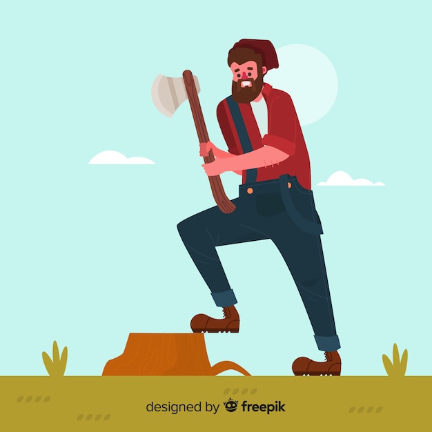 Free vector people doing outdoor activities background