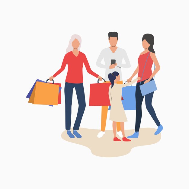 People doing shopping
