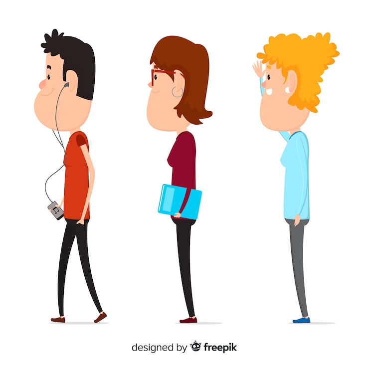 Free Vector people doing things collection