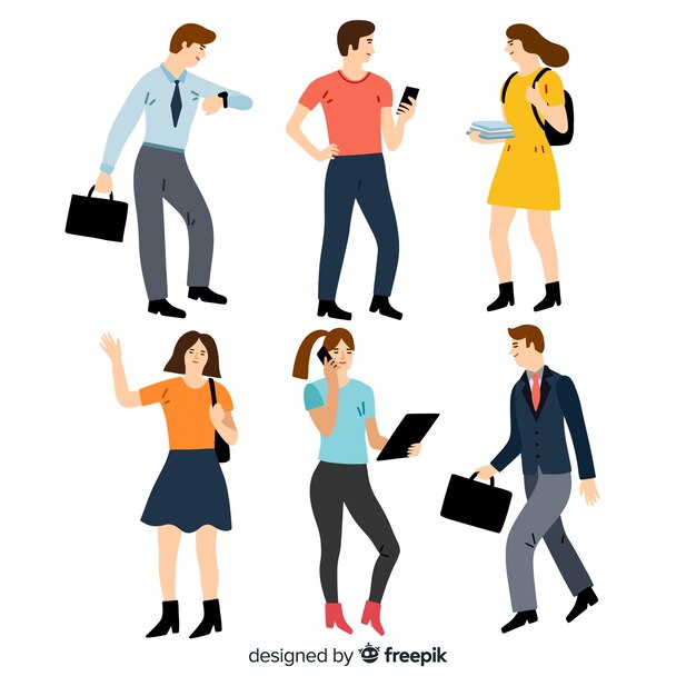 people doing things collection