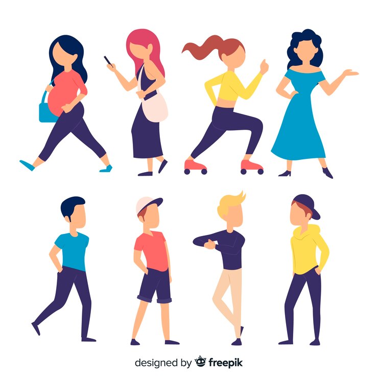 Free Vector people doing things