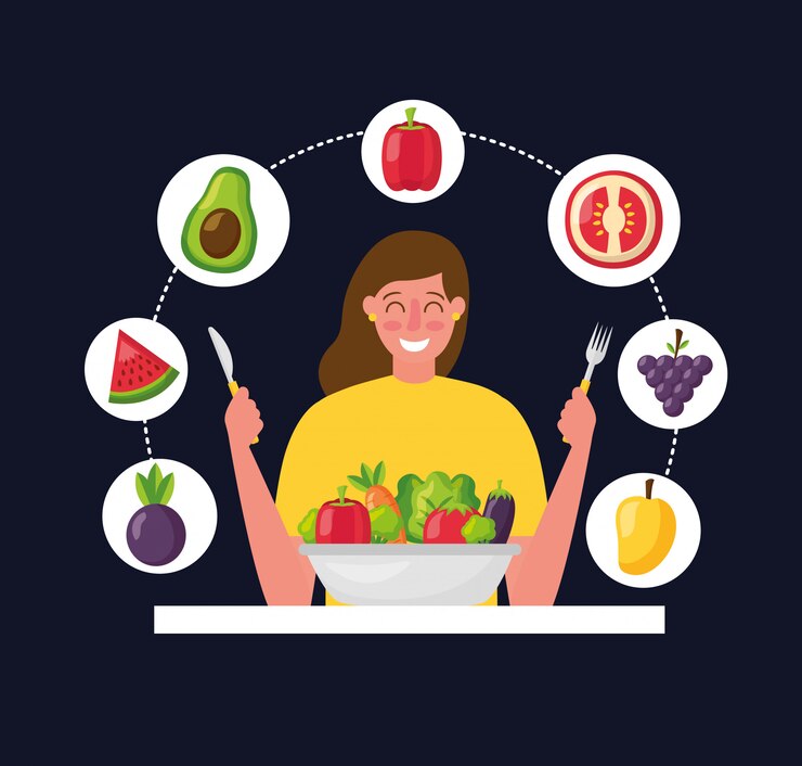 People healthy food