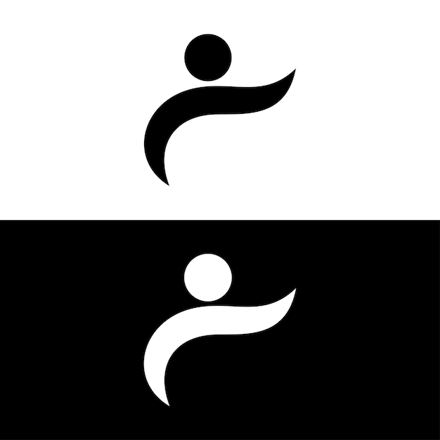 Free vector people logo design template