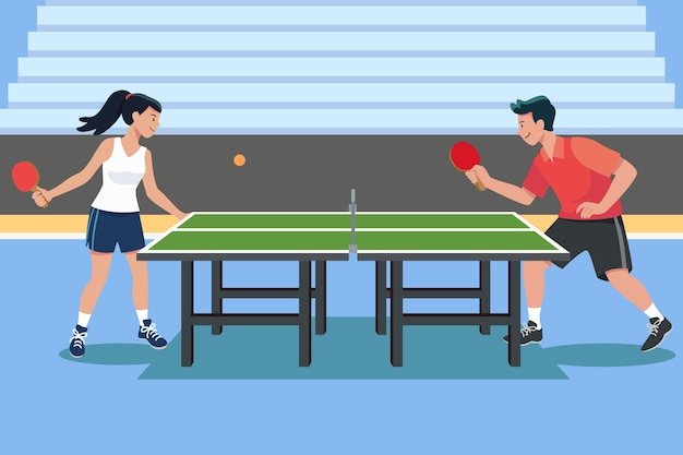 Ping pong field Vectors & Illustrations for Free Download