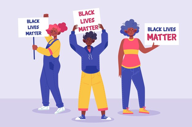 people protesting all lives matter