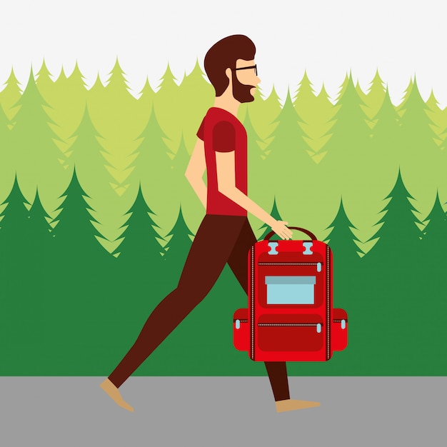 Free vector people walking design