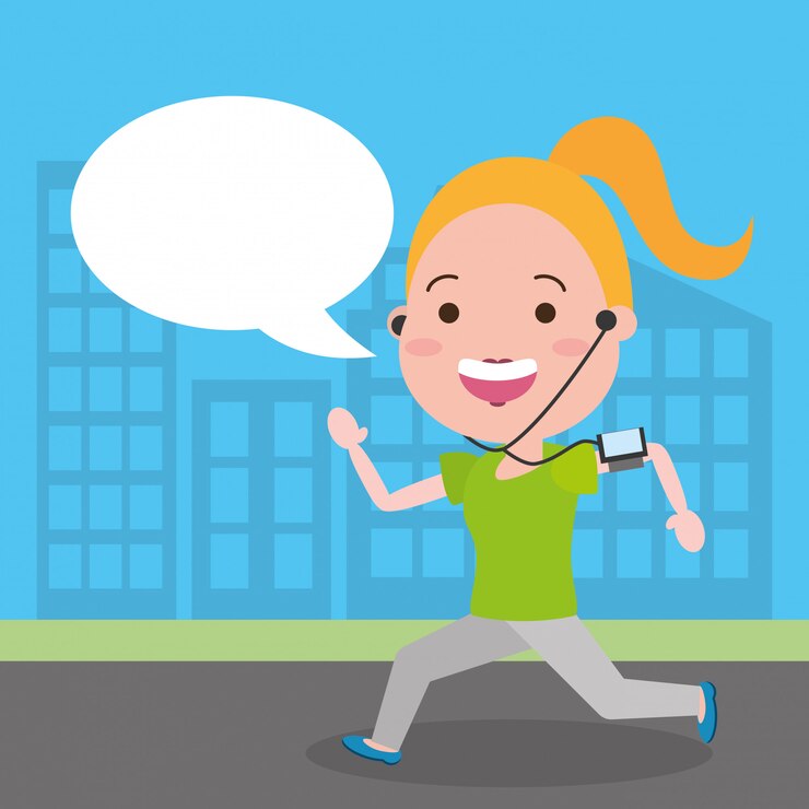 Free Vector people with tech devices