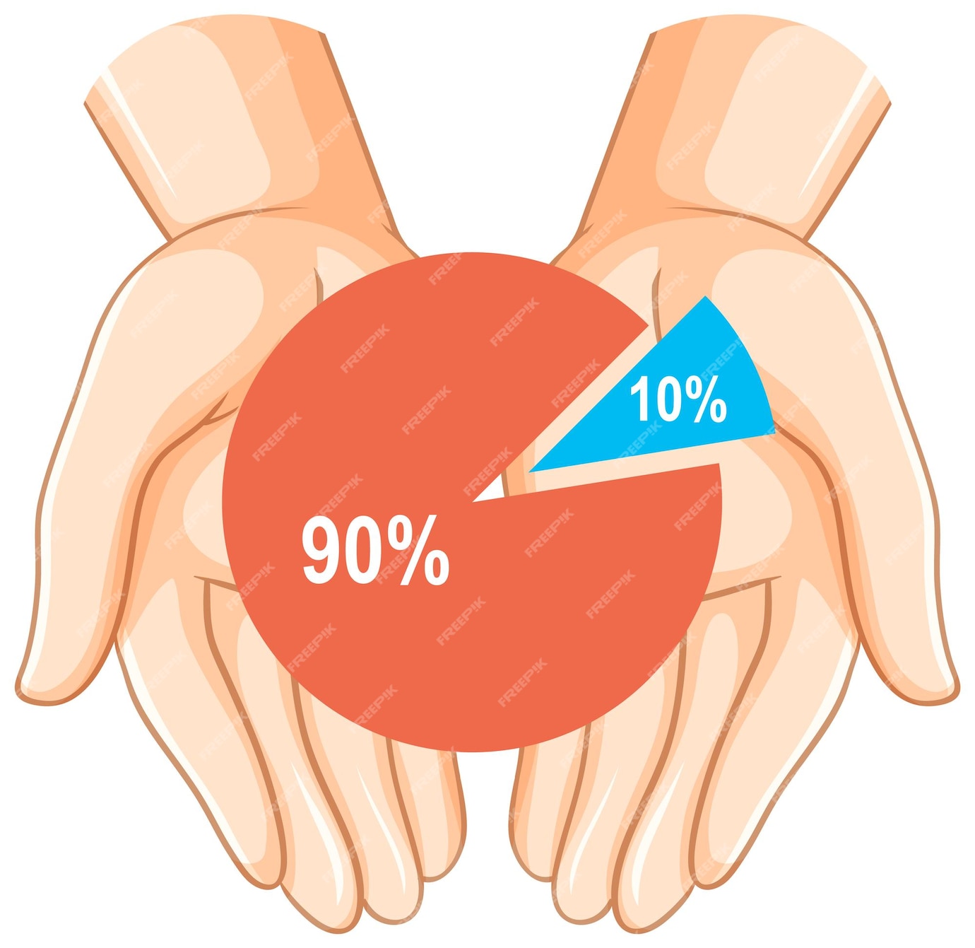 free-vector-percent-in-circle-graph