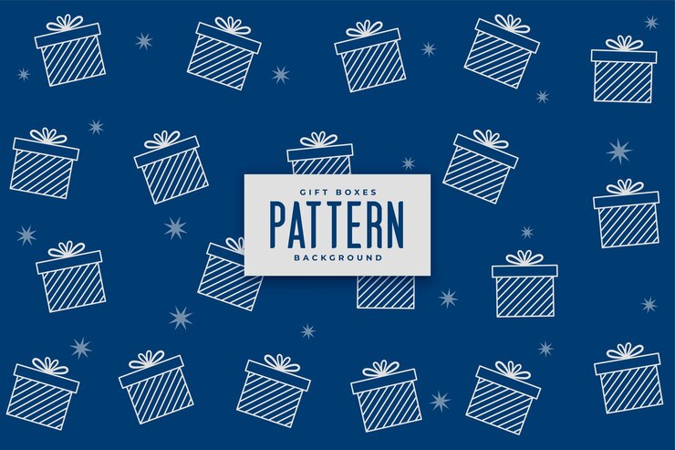 Free Vector perfect and decorative giftbox cover background for xmas holiday