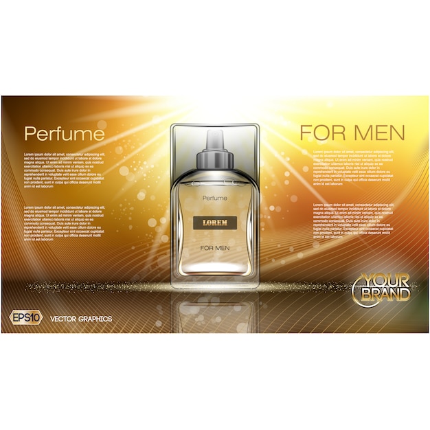 Free vector perfume background design