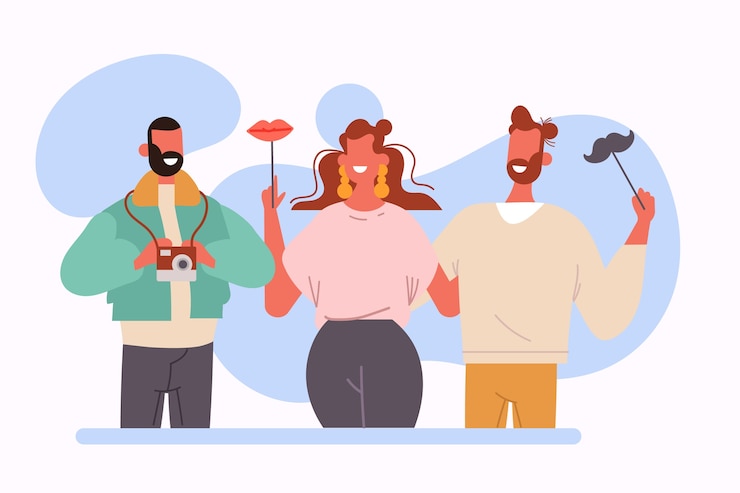 Free Vector personal memories concept illustration