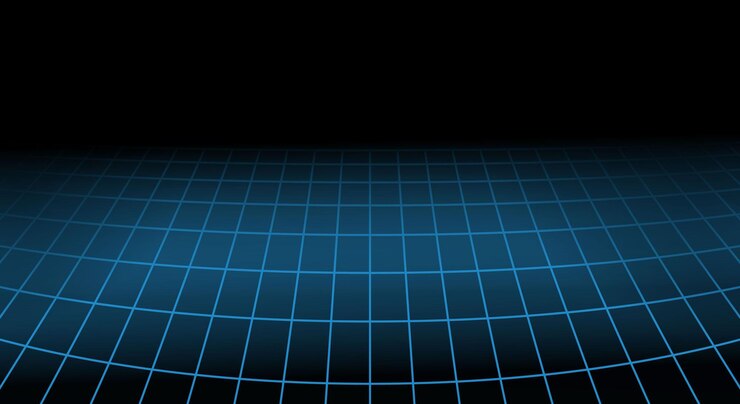 Free Vector perspective landscape grid background
