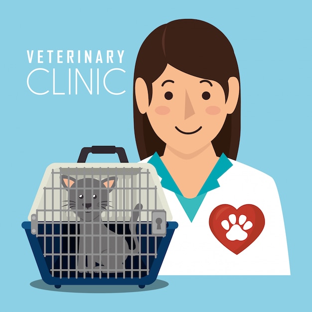 Free vector pet and animal shop