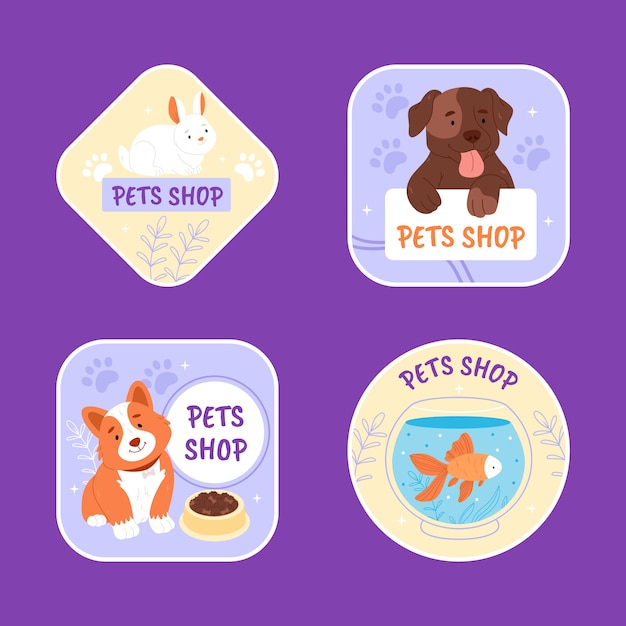 Pet shop template design