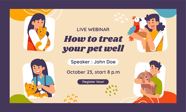 Pet sitting webinar template