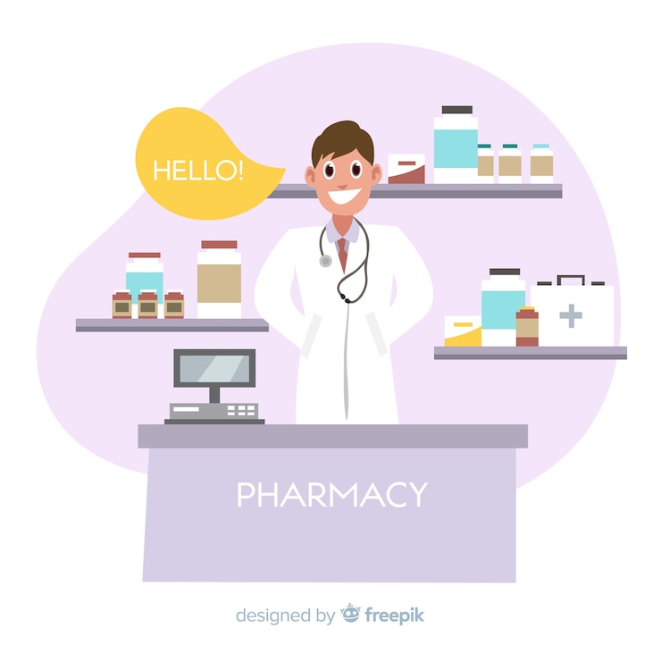 Free Vector pharmacist