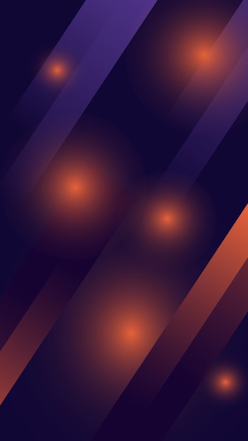 Free vector phone background with blurred lights