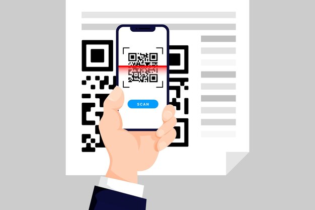 전화 스캔 QR 코드