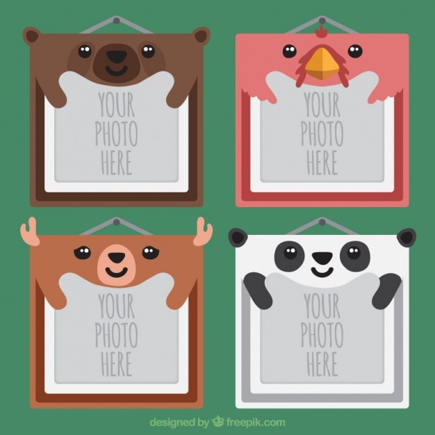 Рамки для фотографий симпатичных животных