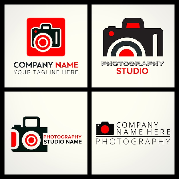 Photo studio logos pack