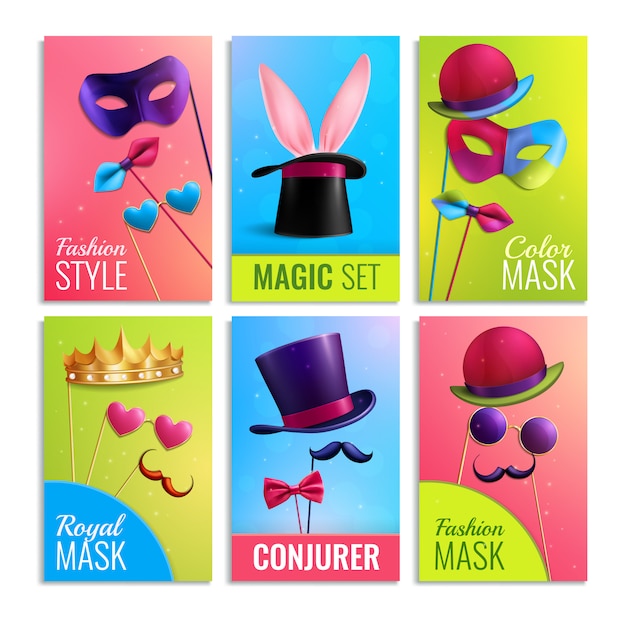 Photobooth Props Cards Set