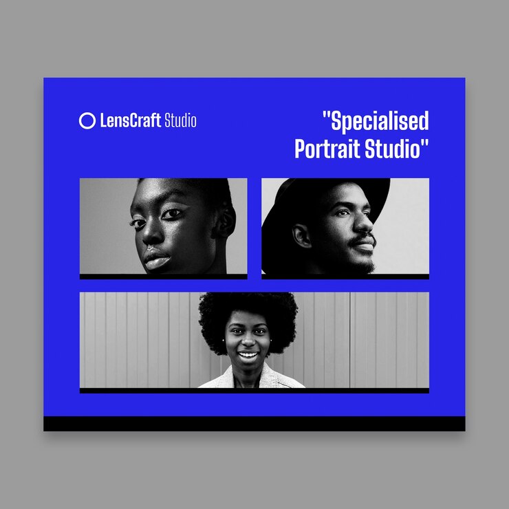 Free Vector photographer facebook post template