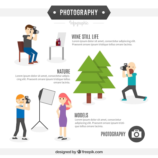 Photographer Infographic Template