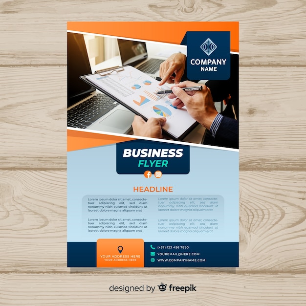 Photographic business poster