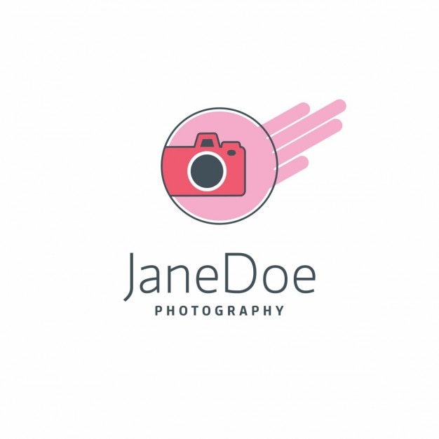 Free vector photography circular logo