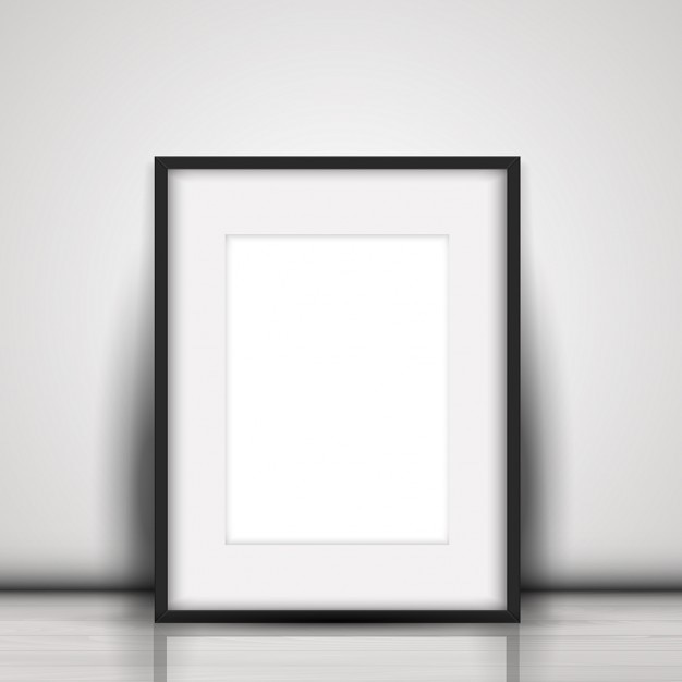 Free vector photography frame mockup