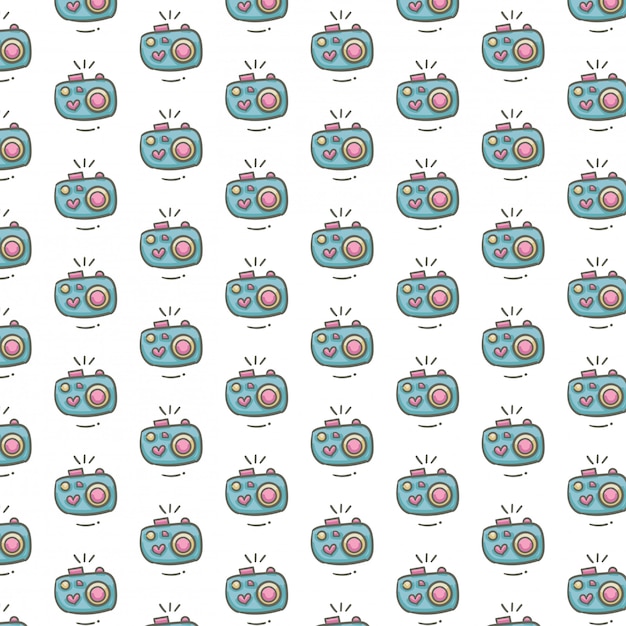 Free vector photography machine pattern flash