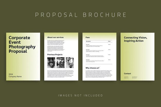 photography proposal template design