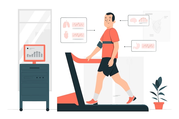 Physical assessment concept illustration