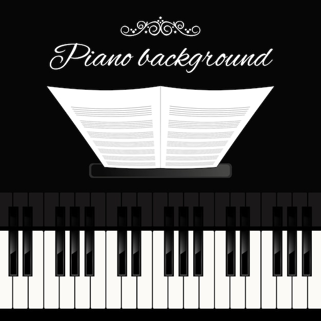 Piano background