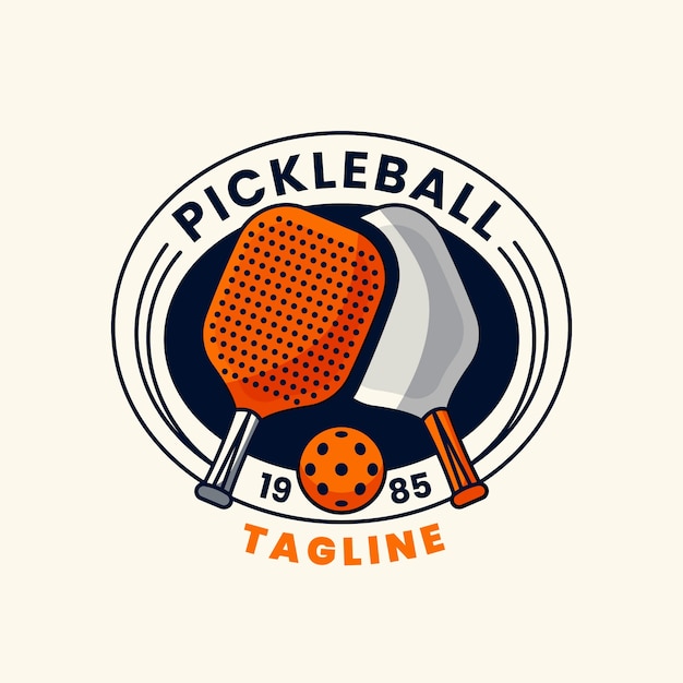 Pickleball  logo template