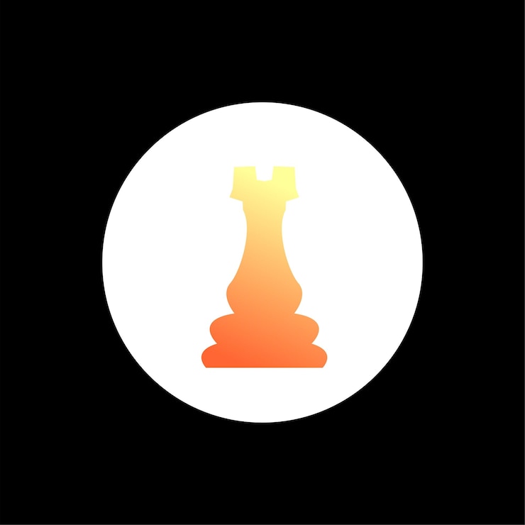 Free Vector a picture of a chess piece with the word chess on it