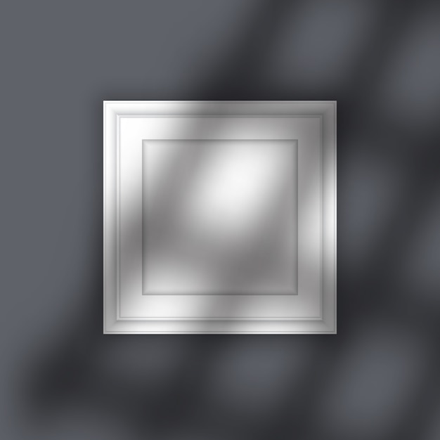 Бесплатное векторное изображение Рамка с теневым наложением