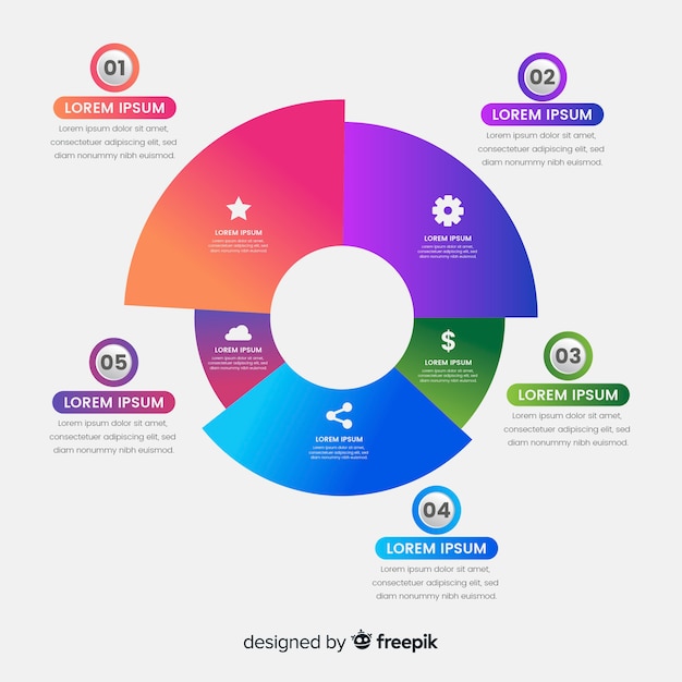 Free vector pie chart