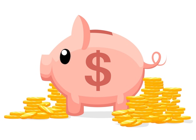 でのコインのイラストと豚貯金箱 お金を節約または節約するか 銀行預金を開くという概念 おもちゃの豚の貯金箱の形で投資のアイコン プレミアムベクター でのコインのイラストと豚貯金箱 お金を節約または節約するか 銀行預金を開くという概念 おもちゃの豚の貯金箱の形で投資のアイコン プレミアムベクター